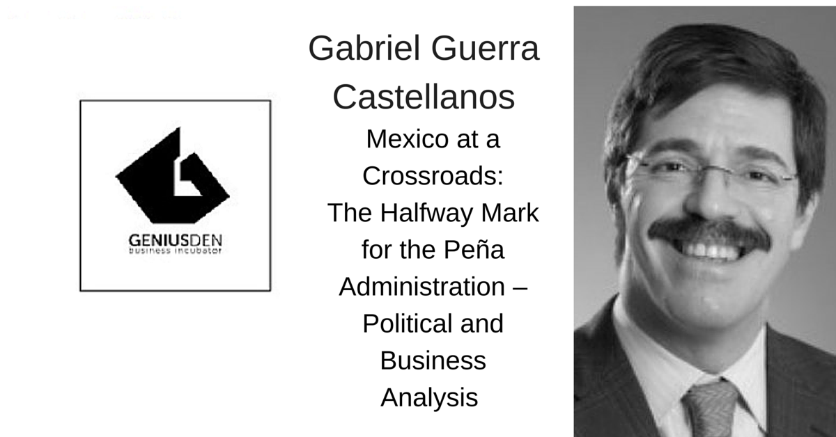 Mexico at a Crossroads historical GeniusDen event promotion