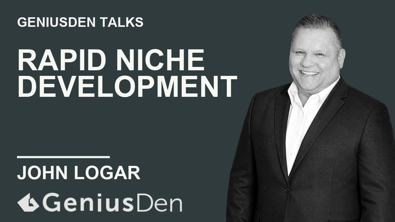 Rapid Niche Development with John Logar presentation artwork